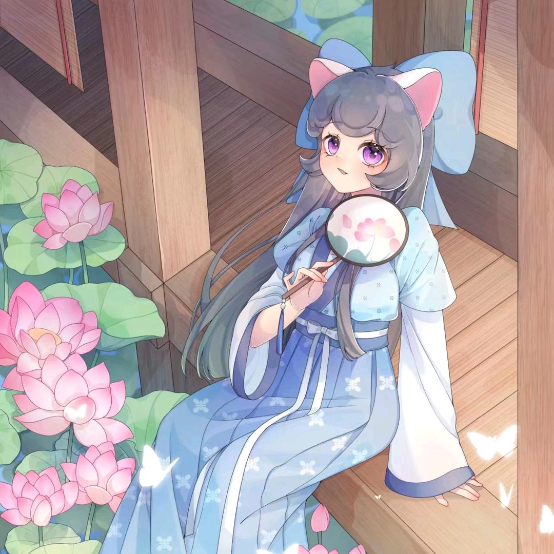 甜奶盖的小女孩