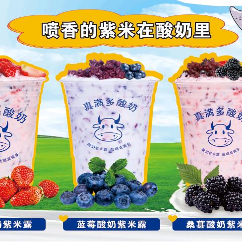 焦南真满多酸奶紫米露