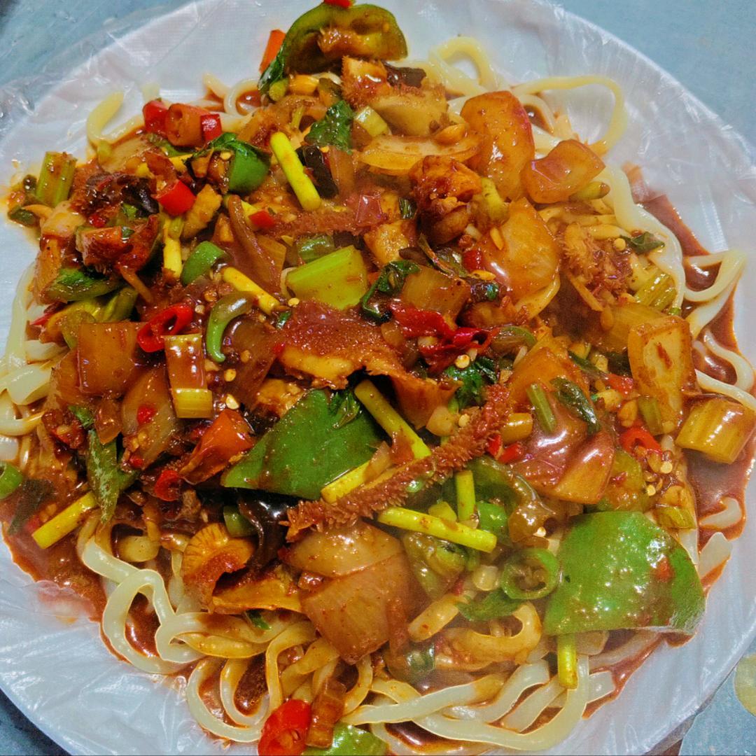 香辣爆肚面（城市新区夜市）