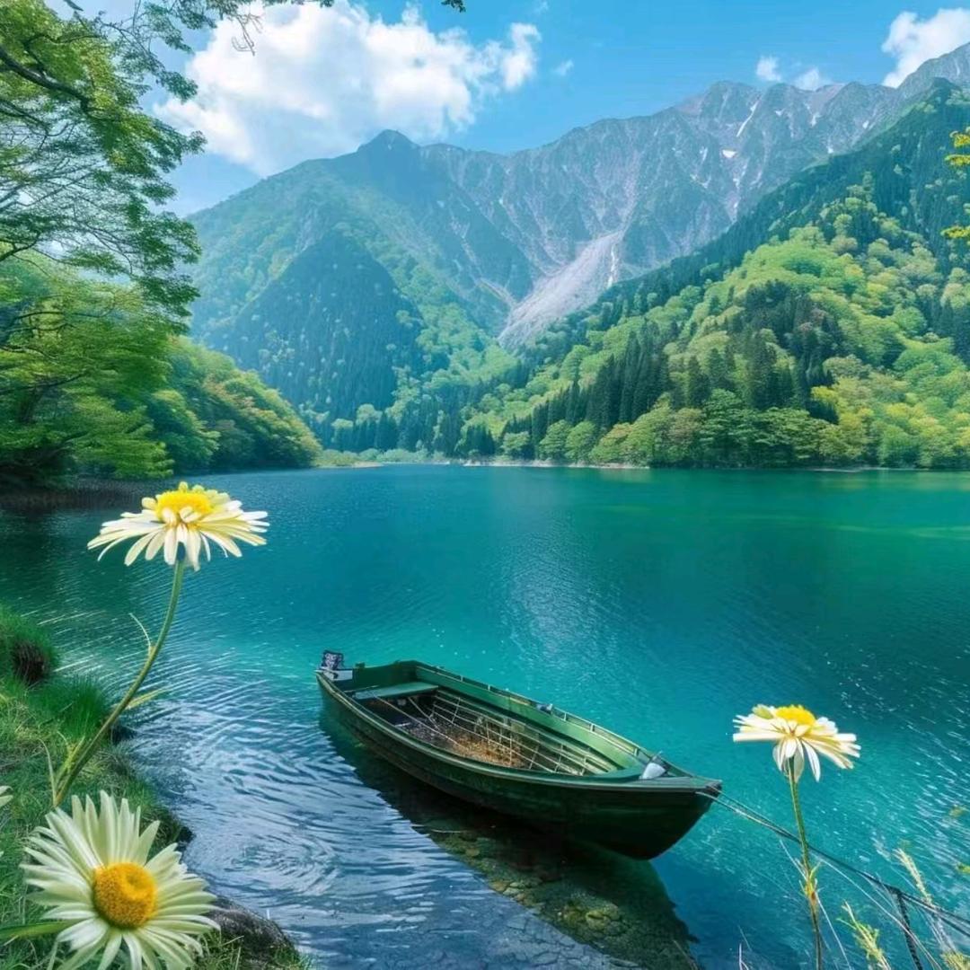 伴风望海一瞬间