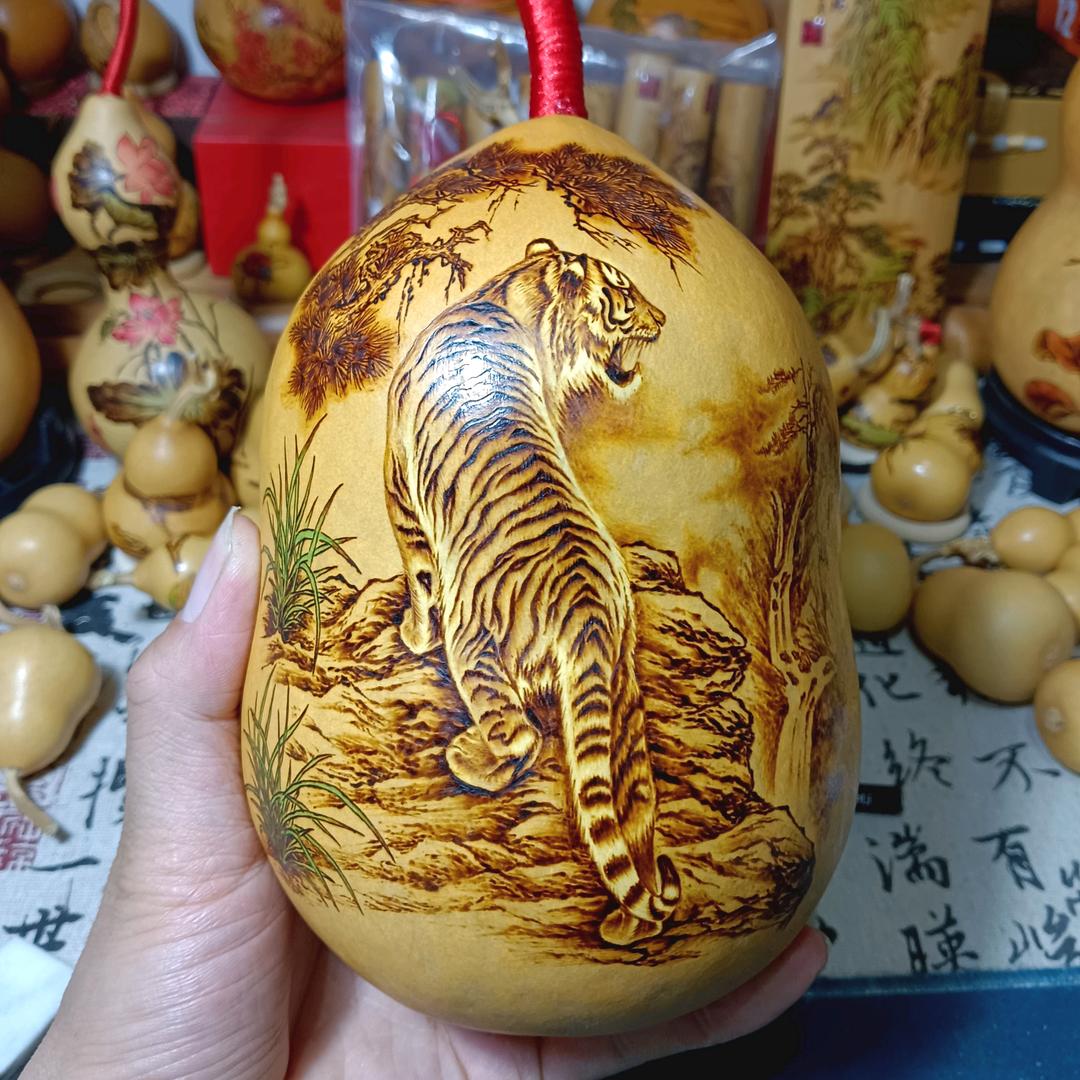 葫芦烙画老史