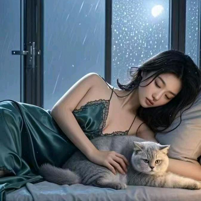 睡在雨声中
