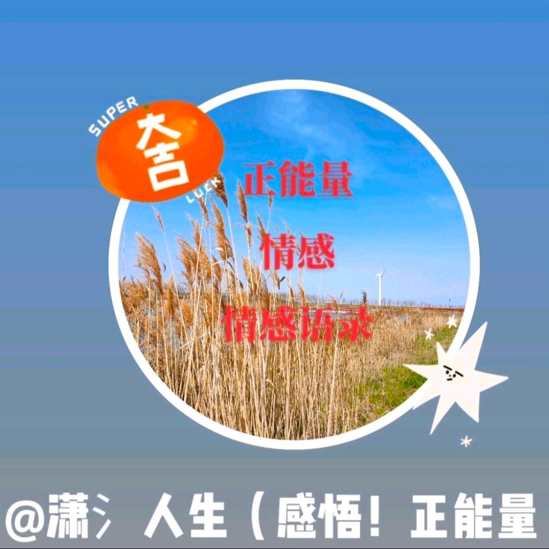 潇氵人生正能量