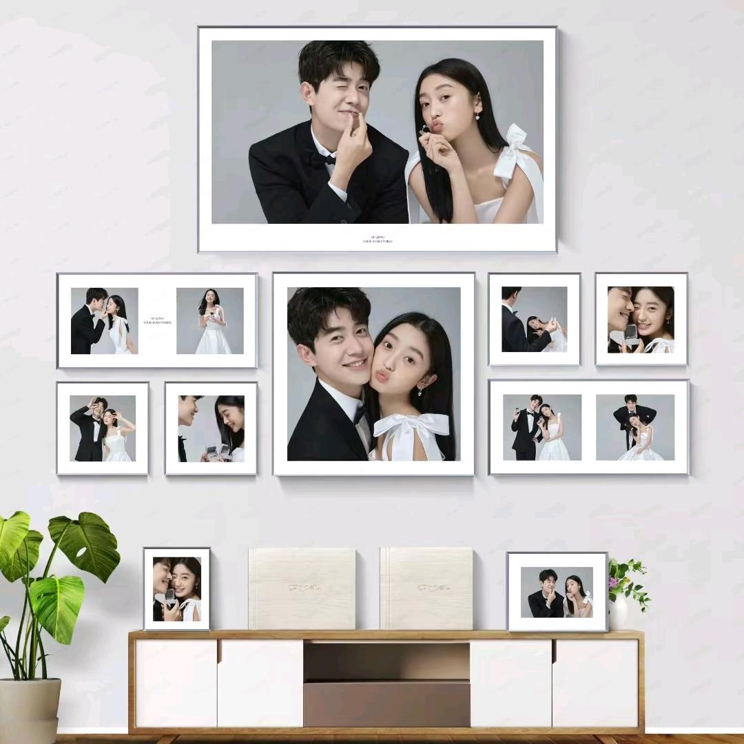 新创艺婚纱水晶相框制作源头工厂直销