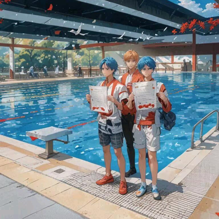 永安中学泳馆谭教练