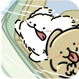 躺在纸船怀里的兔子