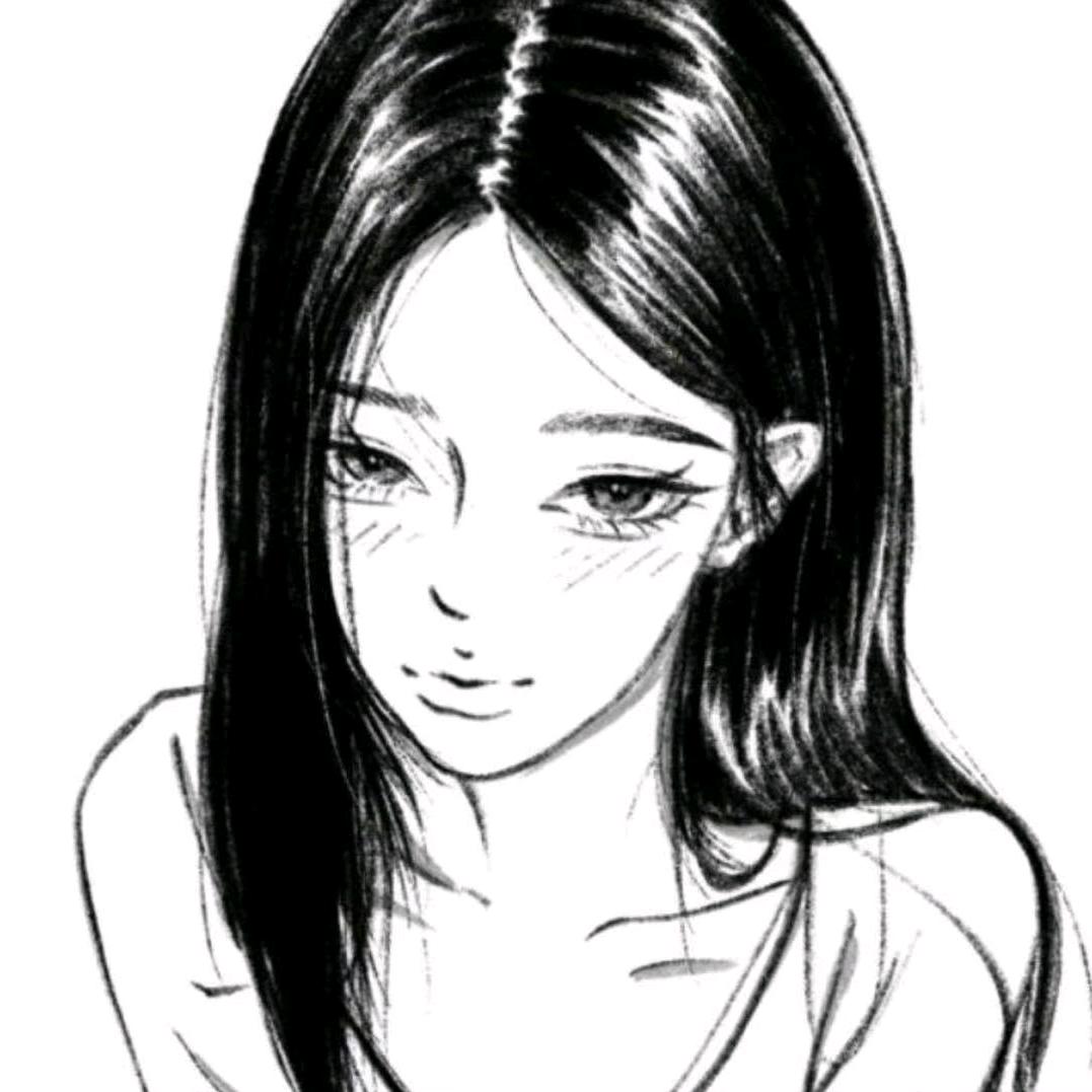 没有眉毛.