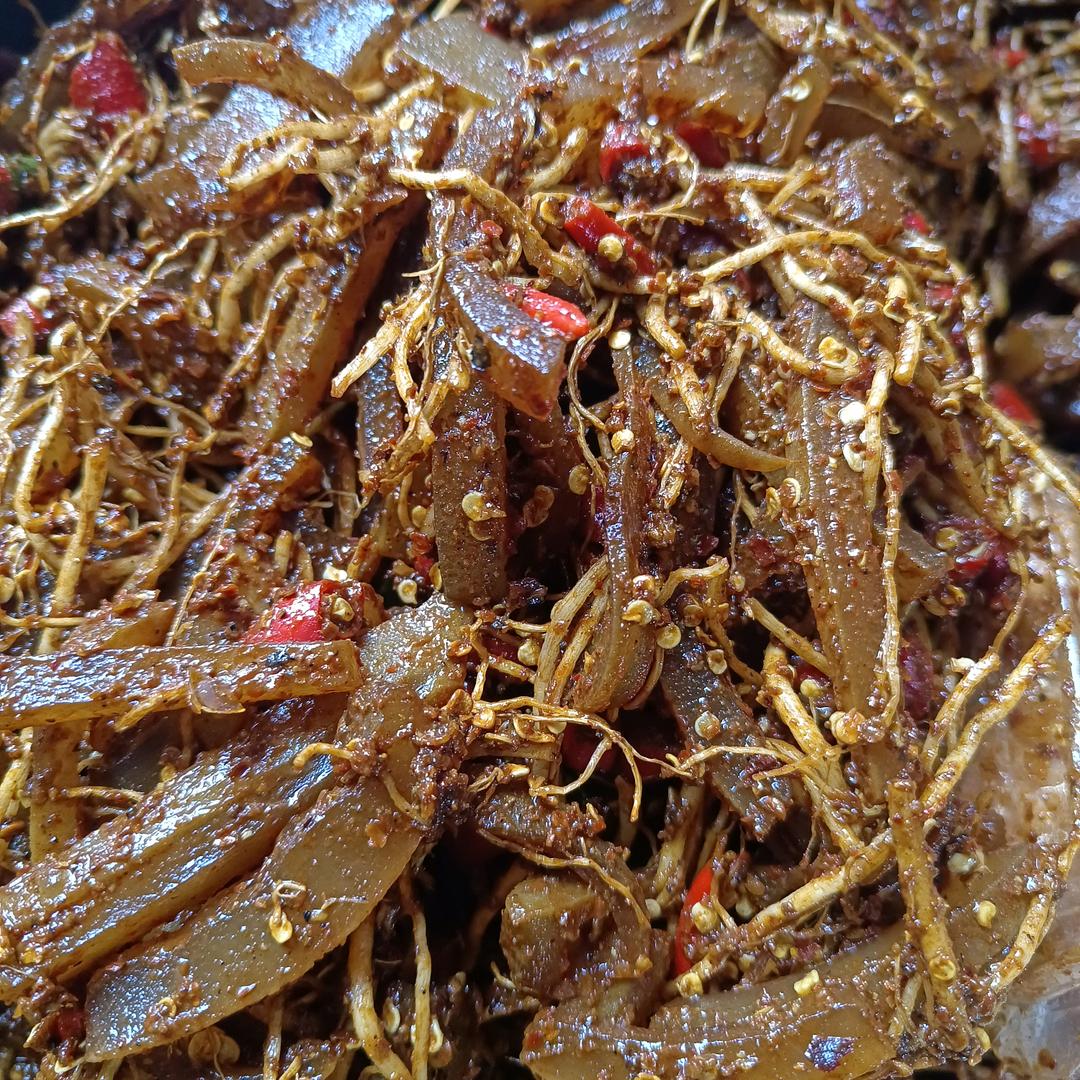 西盟佤味牛皮，大杂烩