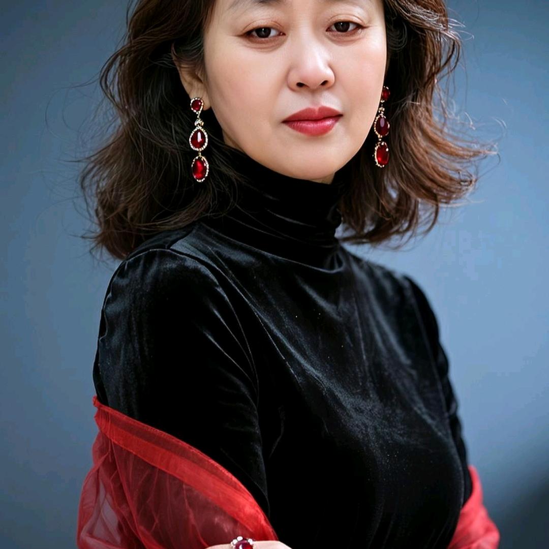 美颜中的小老太