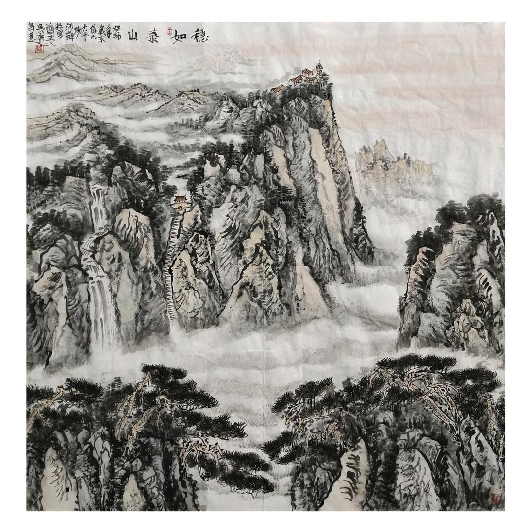 泰山山水画定制