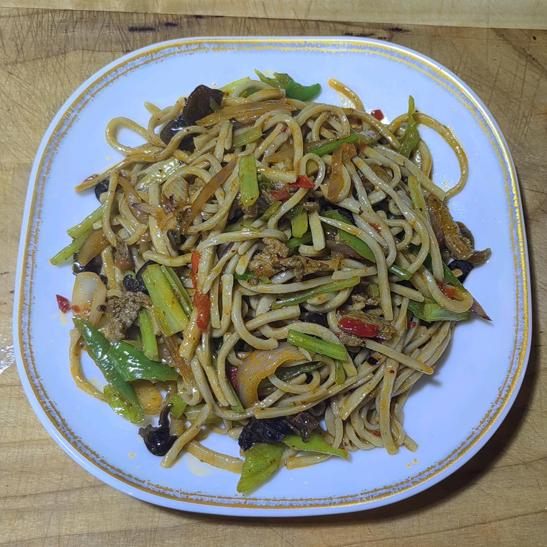 荞香碎面食    小梅