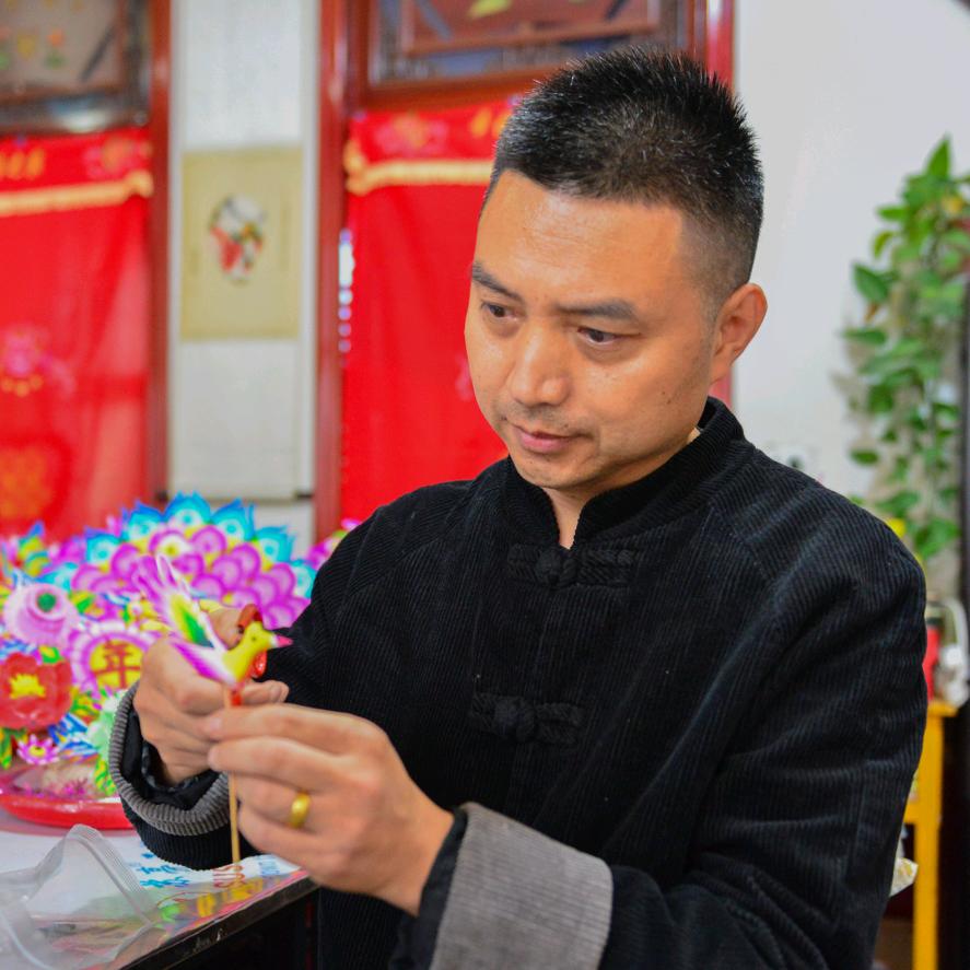 三原面花技艺展示（非遗传承姜派艺术）