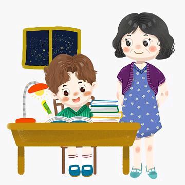 陪娃辅导作业的琪琪老师