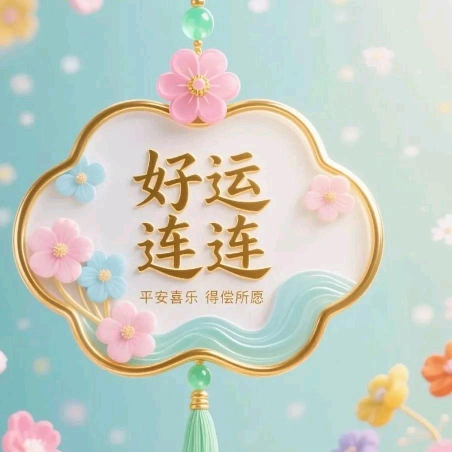 好运连连。