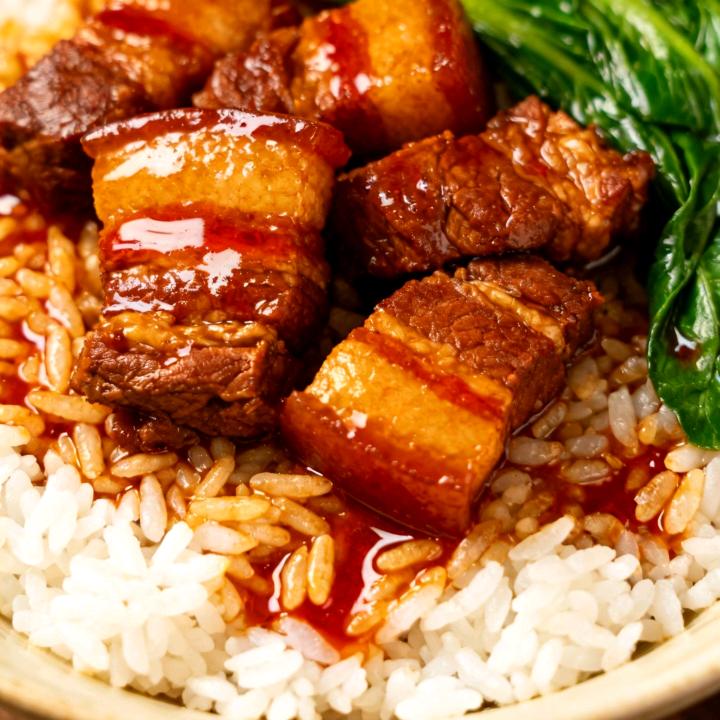 胖妞红烧肉盖饭