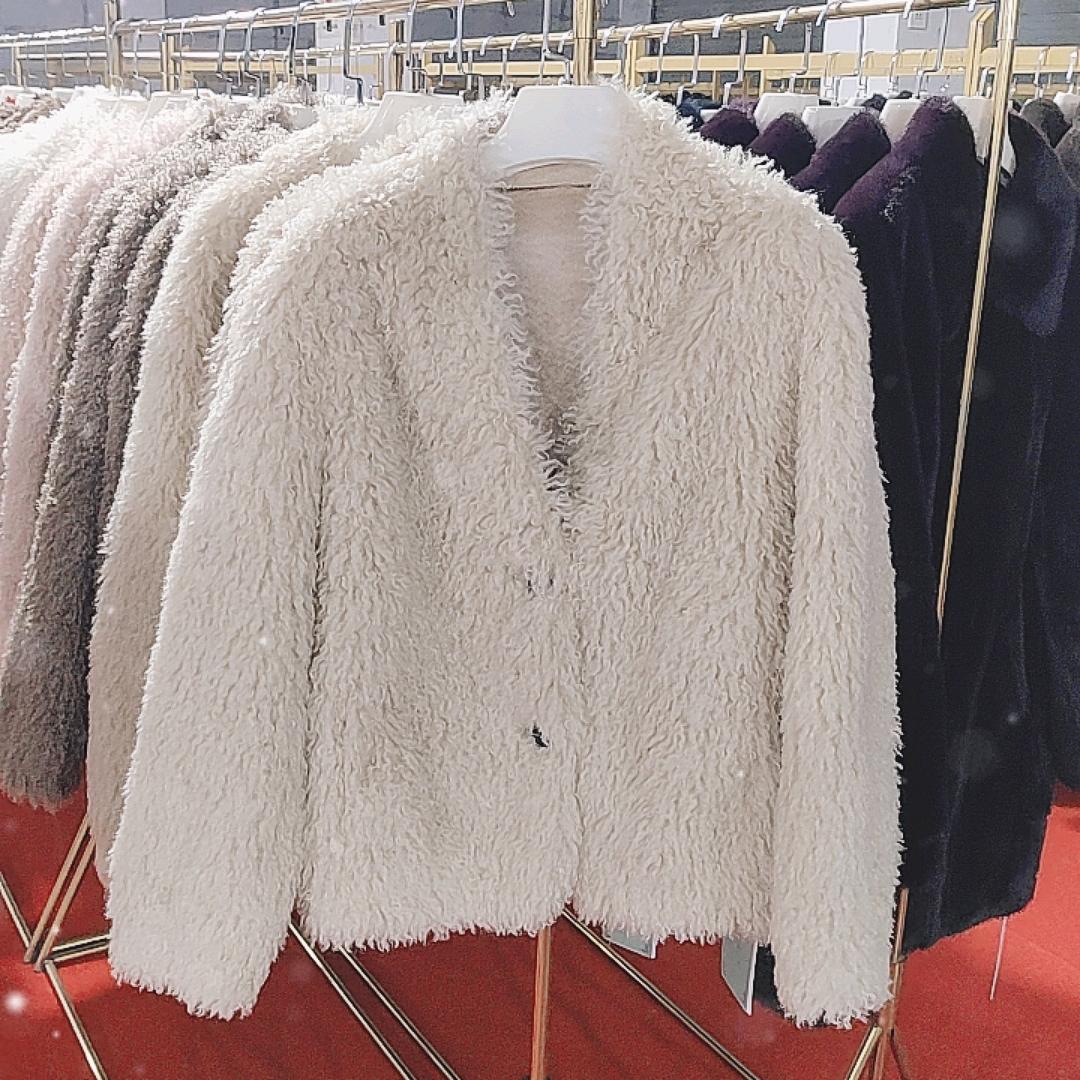 曲肖海宁皮草（羽绒服）羊绒
