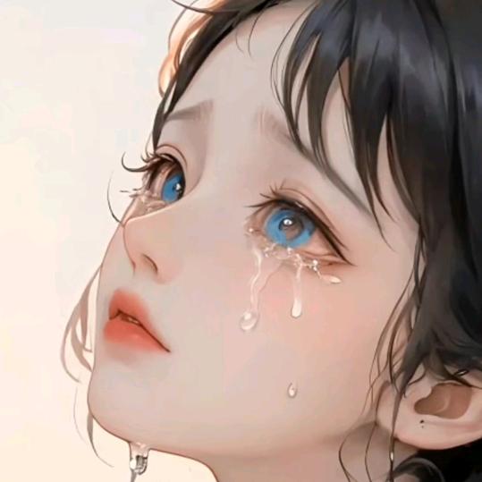 你的眼角流着我的泪