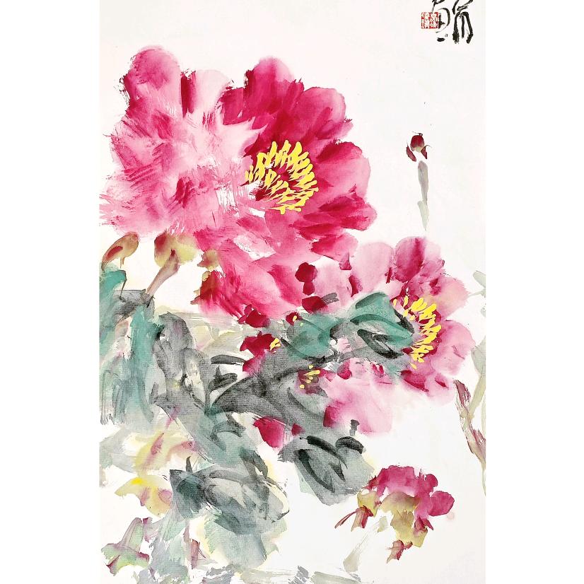 夏俊璞老师教国画【专攻牡丹30年收徒】