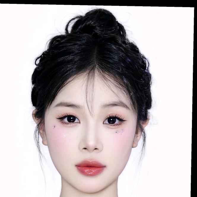 丸子不扎丸子头