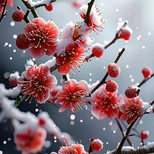 傲雪盛开的梅《拒私聊  合拍》