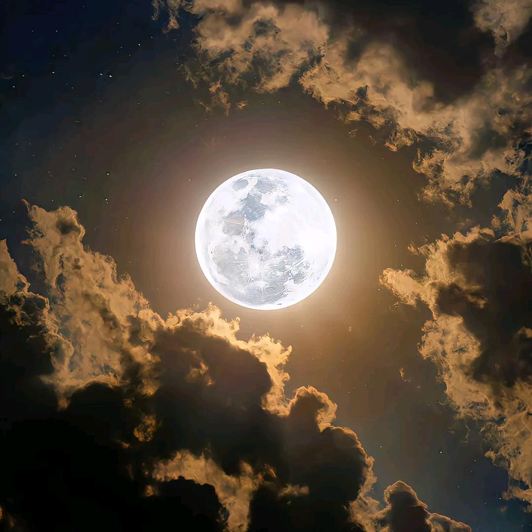 天空中的月亮