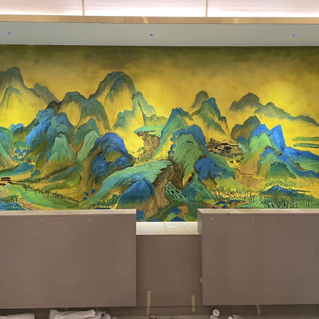 山城画语   墙体、古建、浮雕绘画