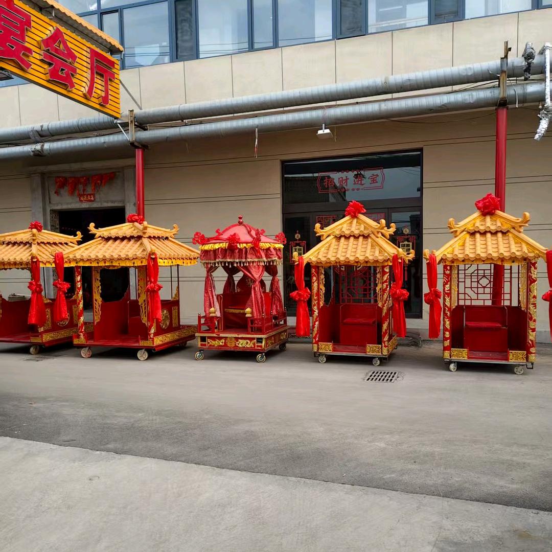 介休韩屯海龙八抬大轿十六抬鸳鸯轿