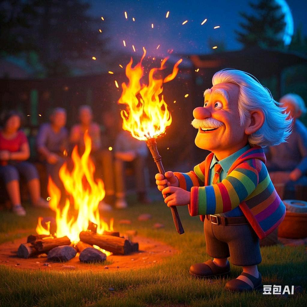 老玩童玩火