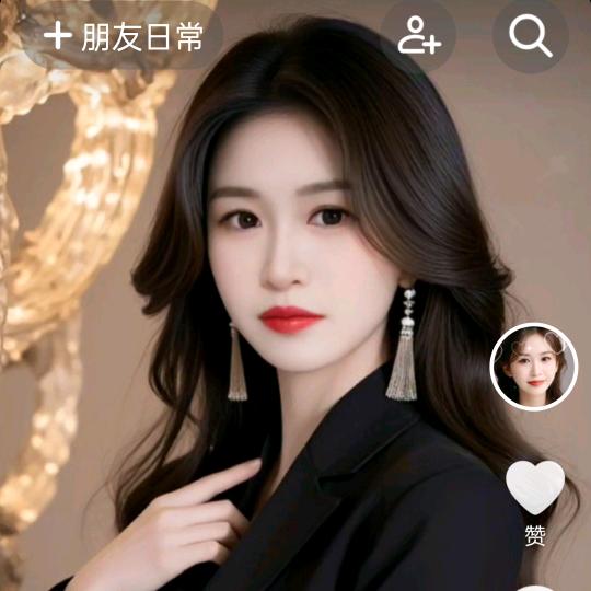 甜甜的微笑