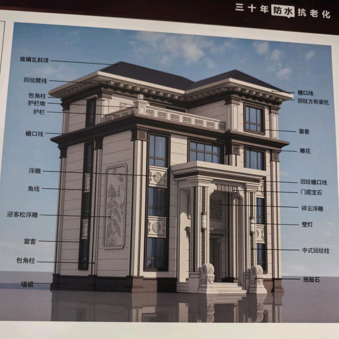 外墙仿石漆强哥（强哥建别墅）