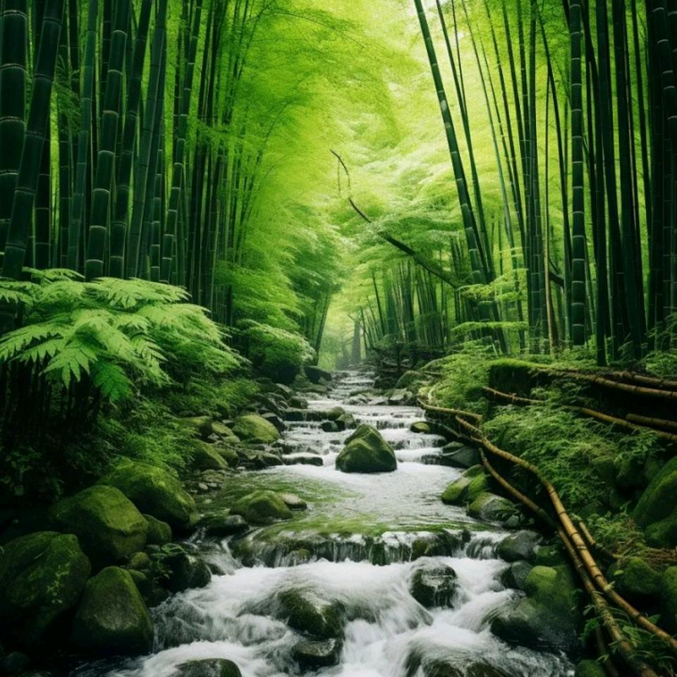 竹林听雨