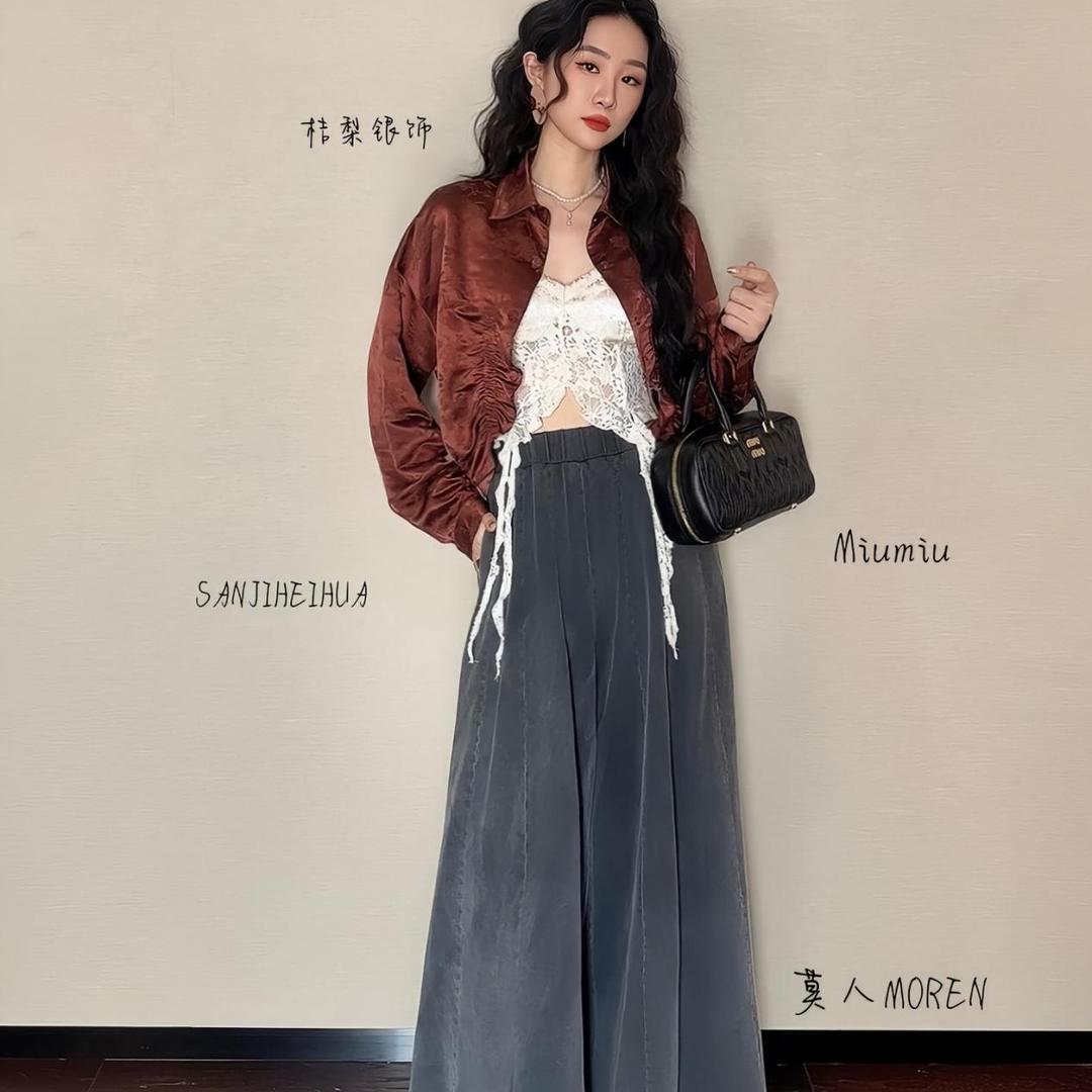三吉黑花时尚穿搭