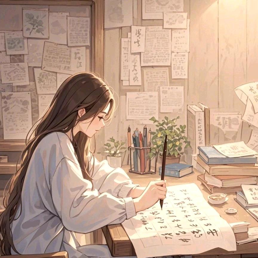 爱写字的小刺猬