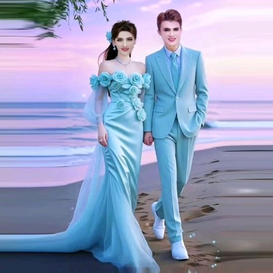 玛丽娜莎混血夫妻