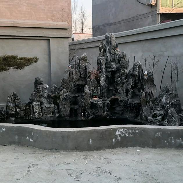 假山鱼池景观