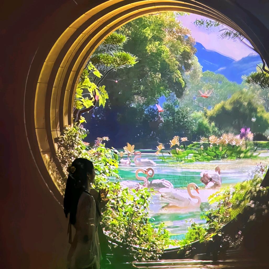 欧小姐古风旗袍