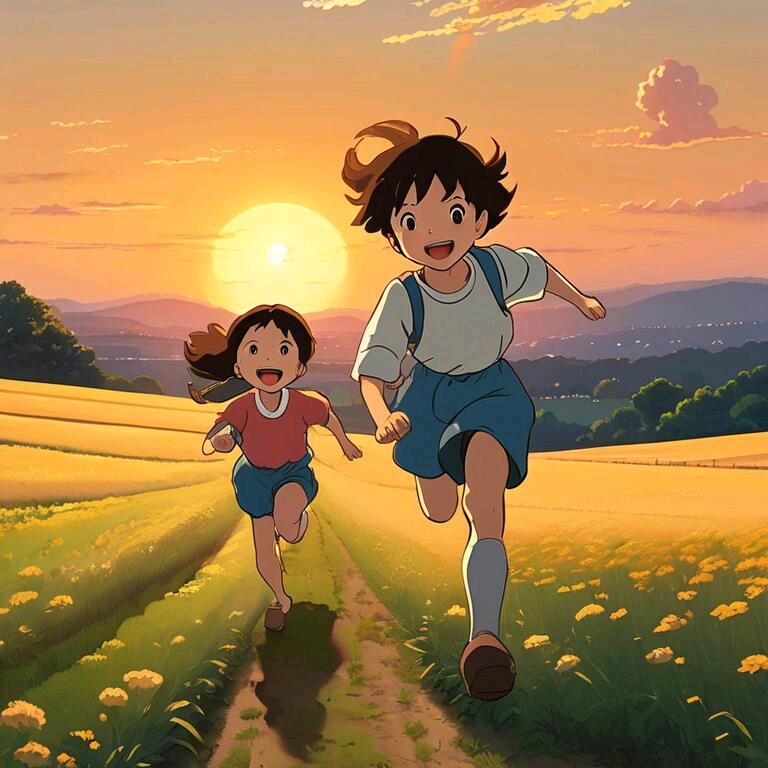 太阳光下的农村小伙