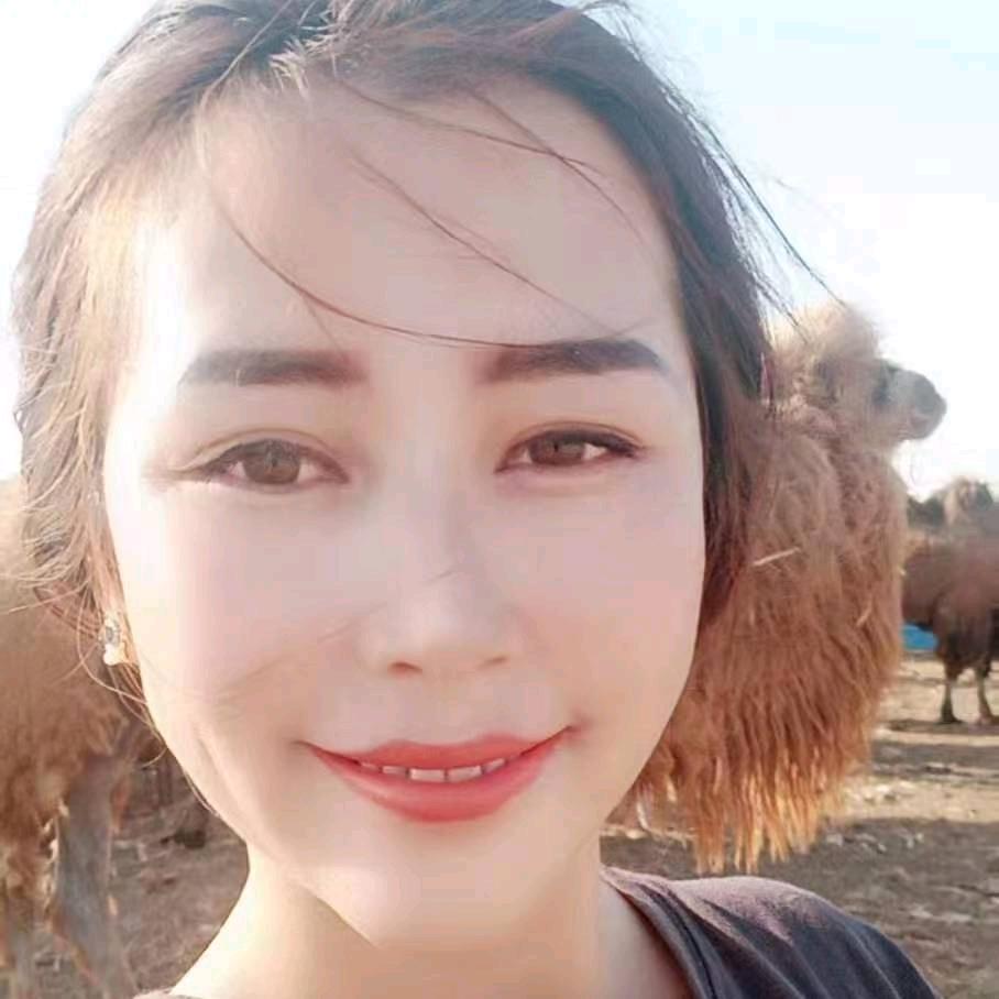 新疆骆驼姑娘