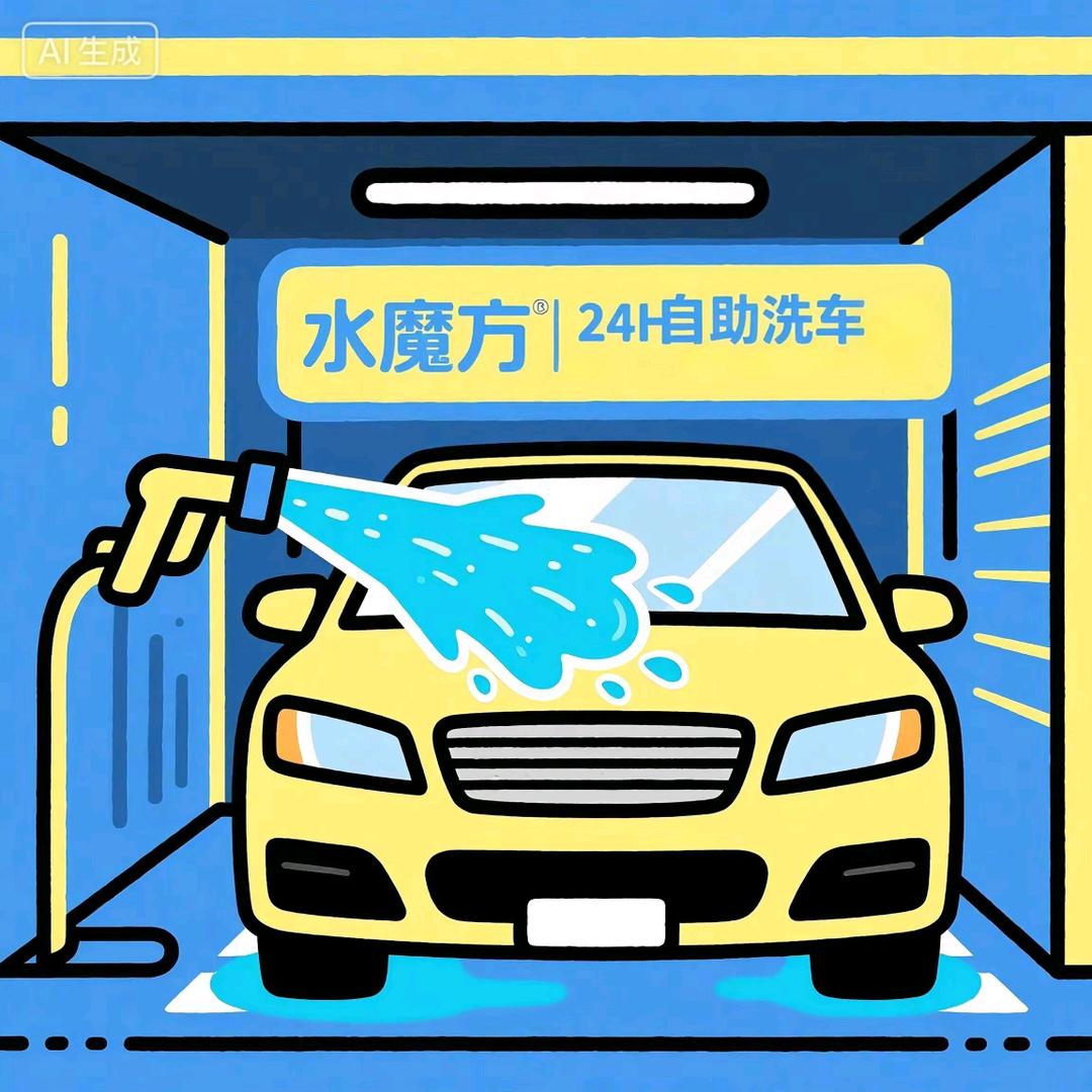 水魔方24h自助洗车官方号