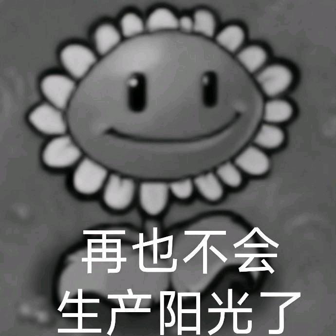 再也不会生产阳光了