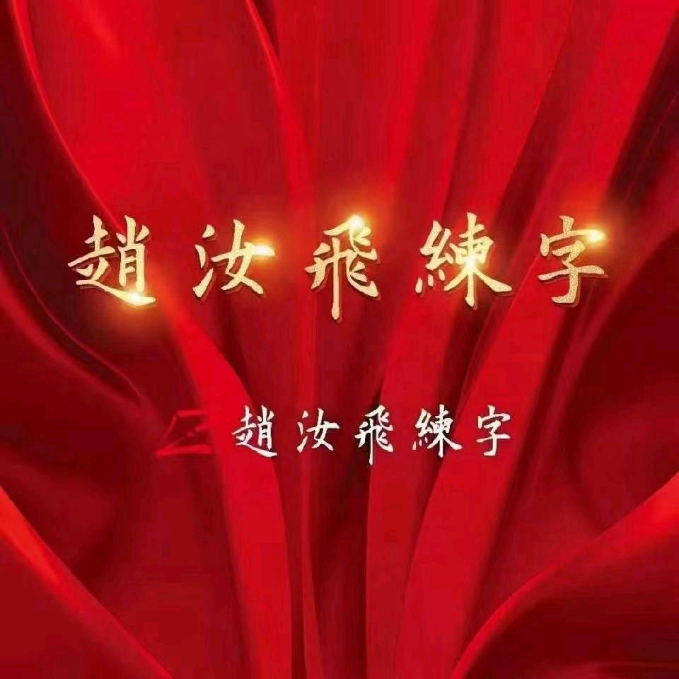 江阴赵汝飞练字