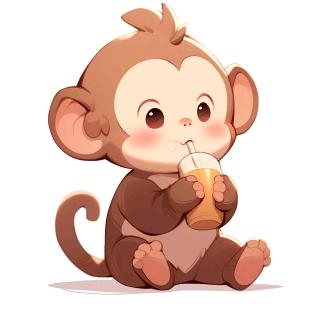 小猴🐵爱爬树