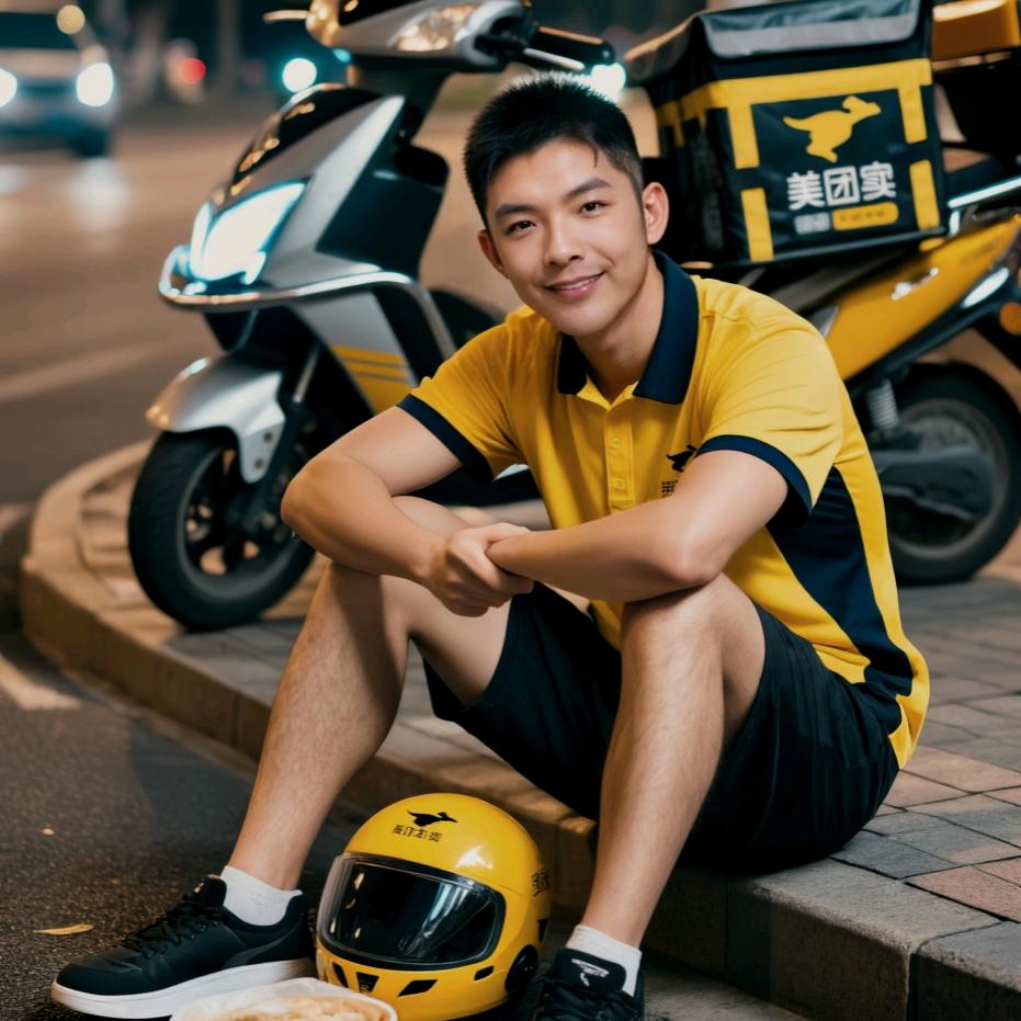 奔跑美团众包航航28岁