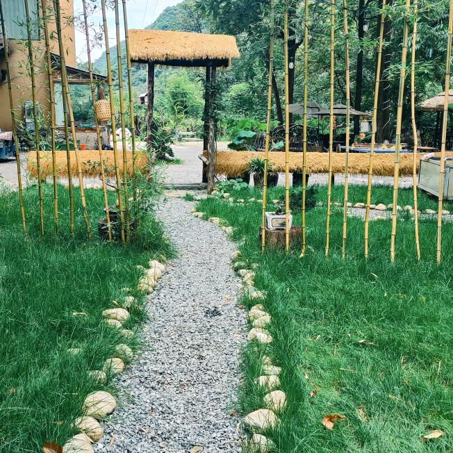 秦岭耿峪红梅树山居