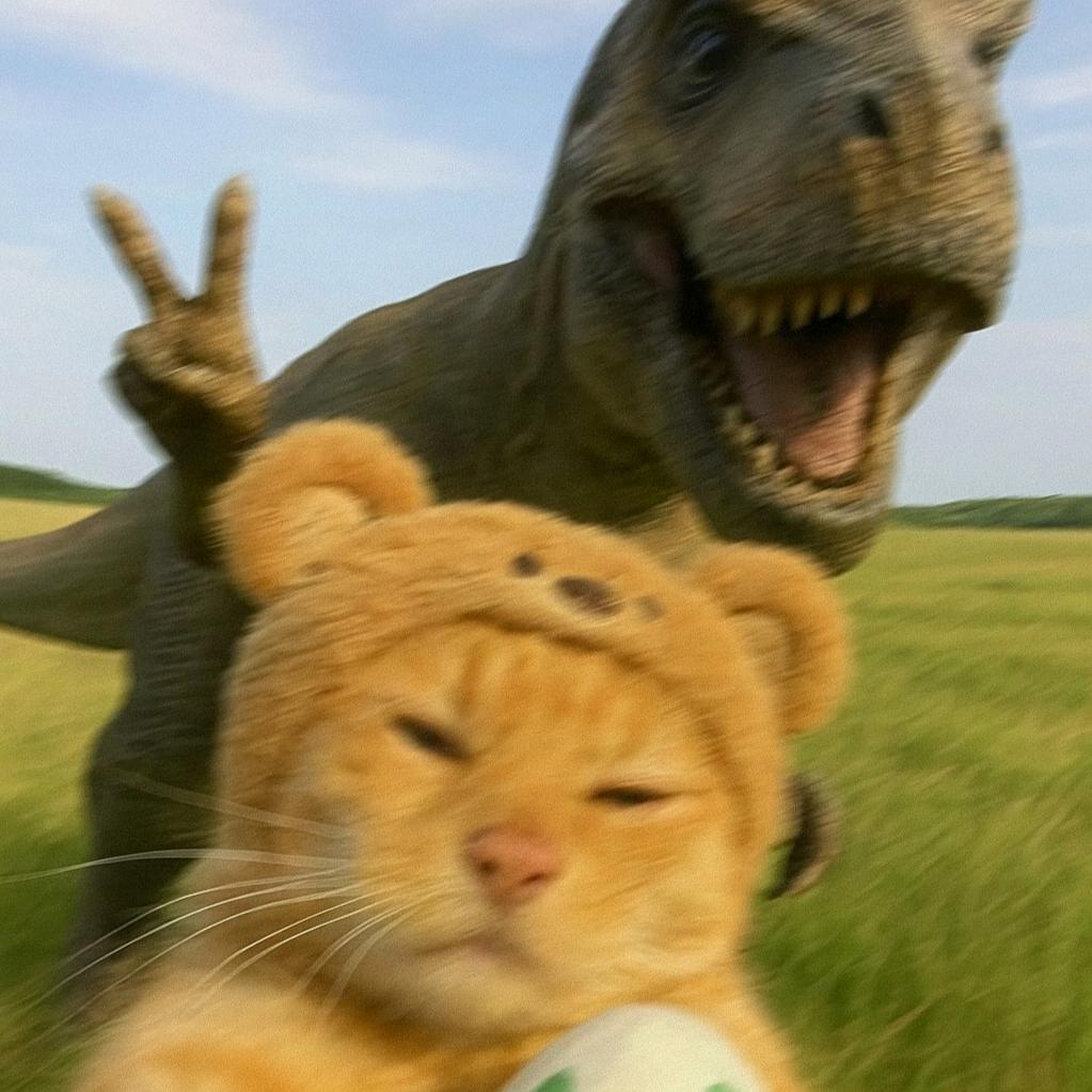 一只绿色小恐龙🦖