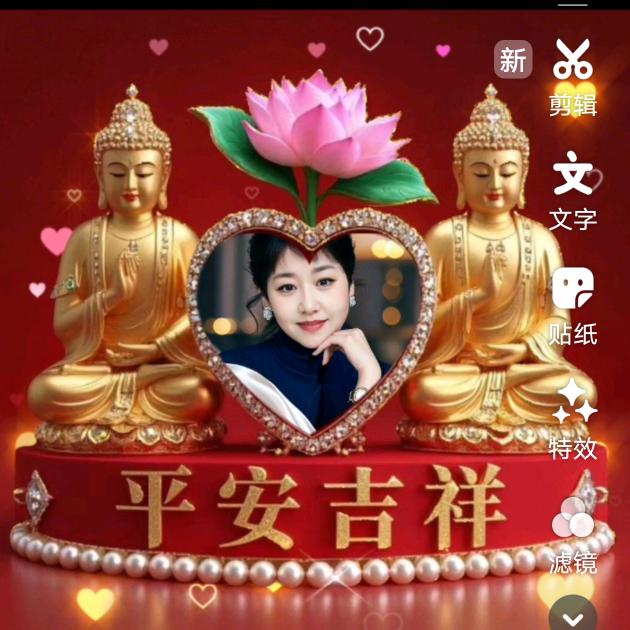 笑容满面
