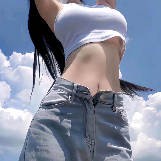 妖艳的兔子，橱窗