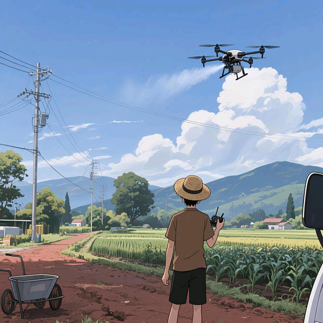 无人机🚁打药吊运🪝--小彭