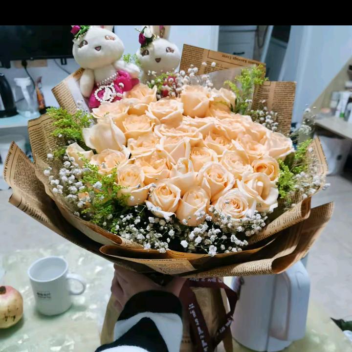 送给你一束美丽的花