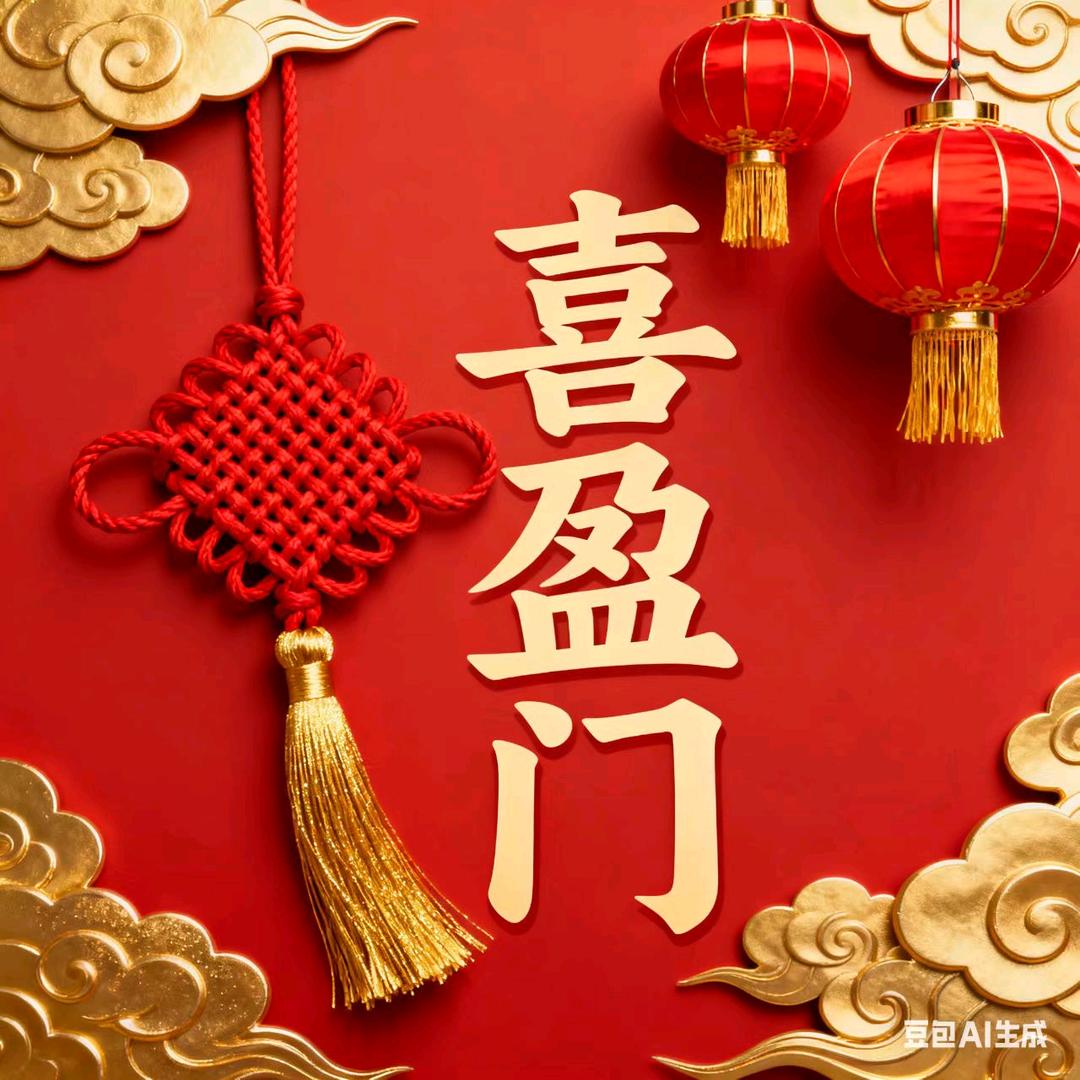 喜盈门@年画@乔迁@源头工厂